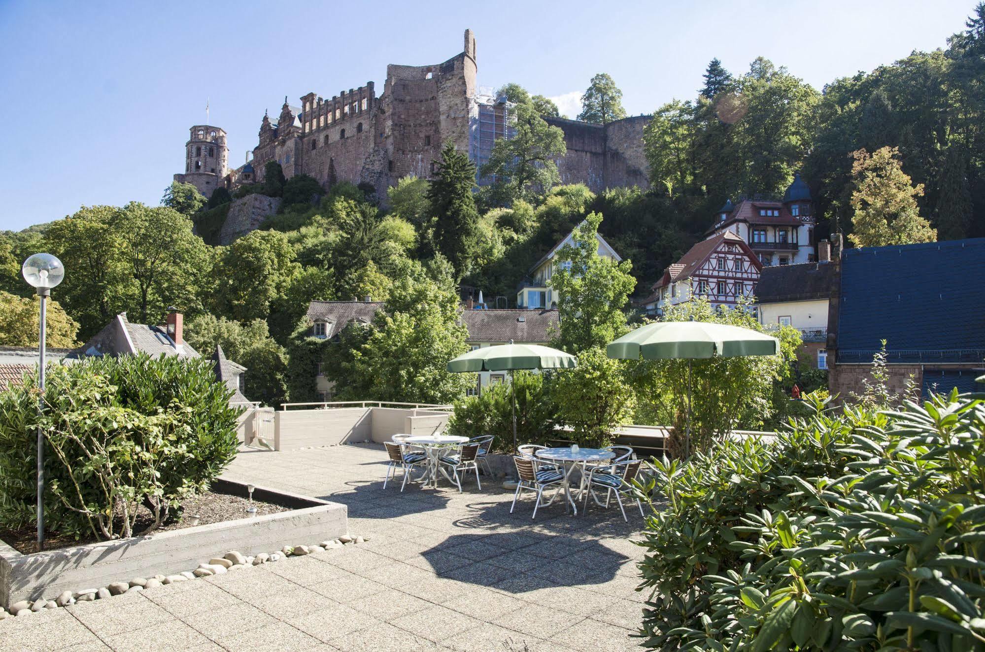 Hotel Am Schloss Гайдельберг Екстер'єр фото